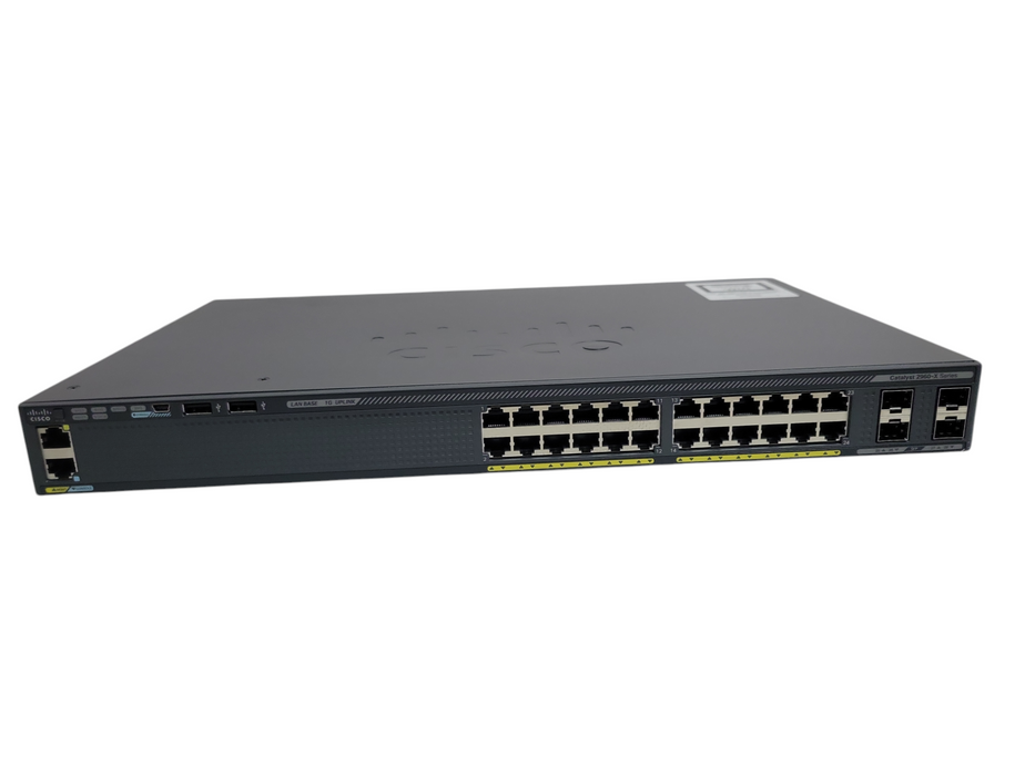 Cisco Catalyst 2960-X 24 Port Gigabit Switch IOS 15.0 WS-C2960X-24TS-L