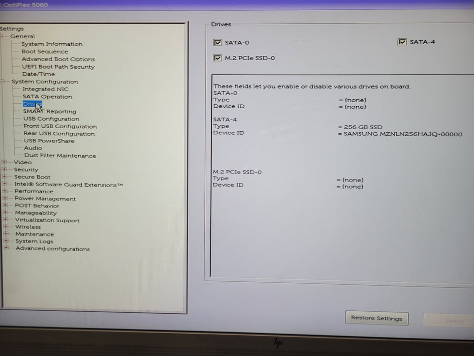 Dell Optiplex 5060 Micro, Core i5-8500T 2.10GHz, 8 GB DDR4, 256GB SSD