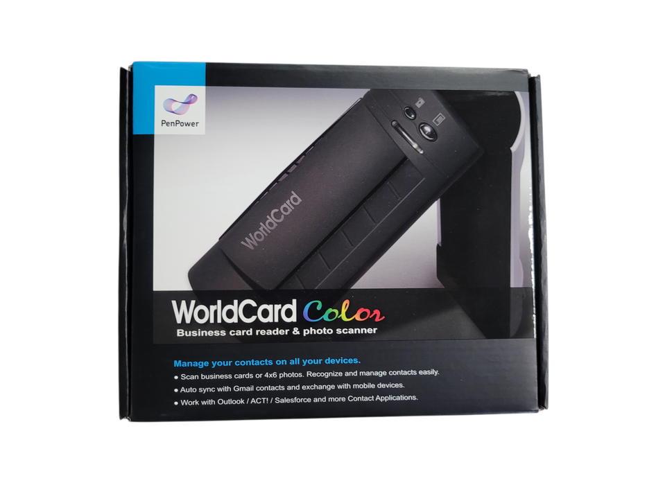 PenPower WorldCard Color KSFA6601EU Photo Scanner/card reader in BOX w/power