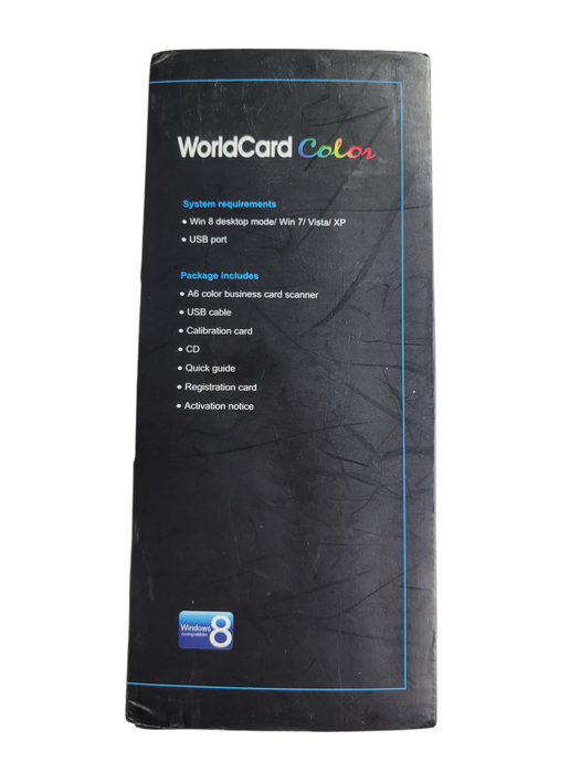 PenPower WorldCard Color KSFA6601EU Photo Scanner/card reader in BOX w/power