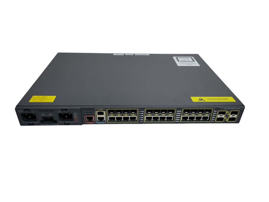 Cisco ME-3400EG-12CS-M 12 Port Gigabit Managed Switch 4 SFP Dual PSU