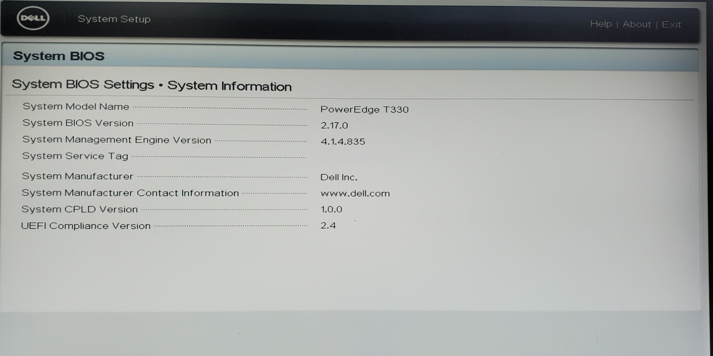 Dell PowerEdge T330 - Xeon E3-1230 v5, 32GB DDR4, H730 - No HDD