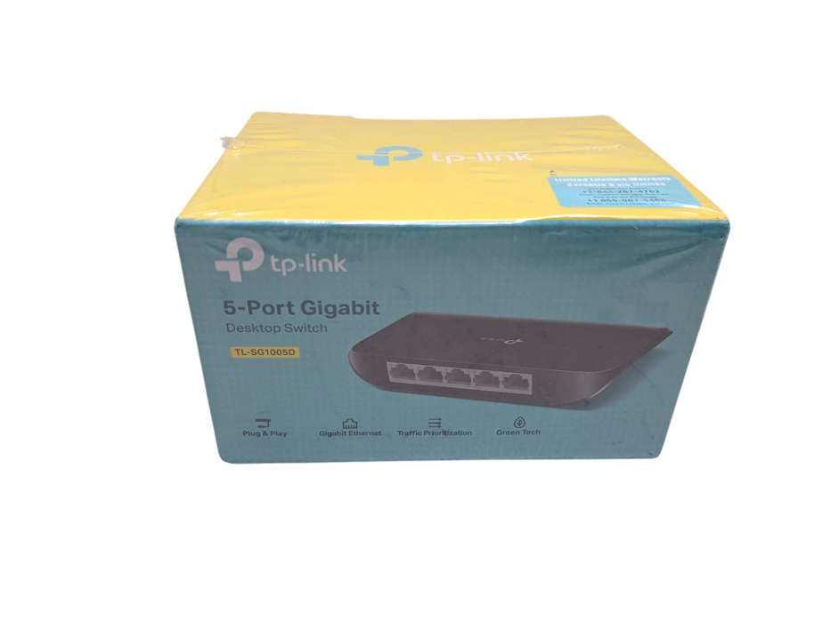 TP-Link TL-SG1005D | 5-Port Gigabit Desktop Switch (New Sealed)