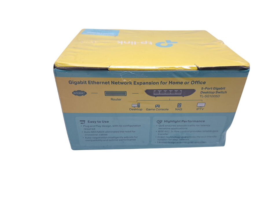 TP-Link TL-SG1005D | 5-Port Gigabit Desktop Switch (New Sealed)