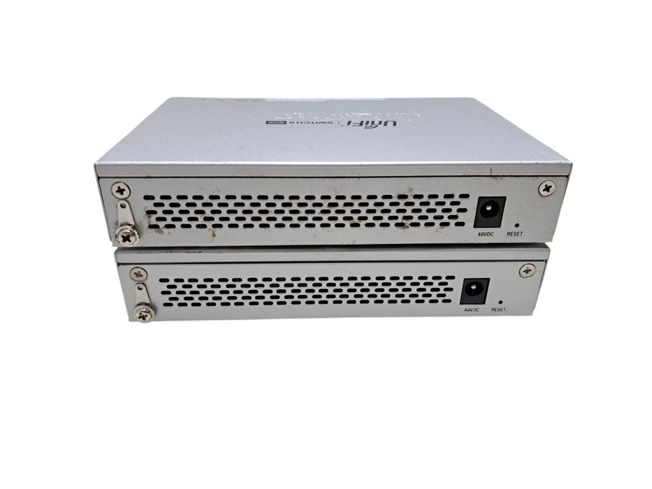 Lot of 2x Ubiquiti UniFi US-8-60W 8-Port Gigabit PoE Switch *READ*