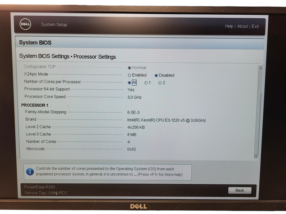 Dell PowerEdge R330 3.5" - 1x Xeon E3-1220 v5, 16GB DDR4, H330 - No HDD