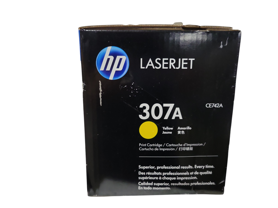 New HP 307A CE742A Yellow Toner Cartridge For HP Laserjet CP5225