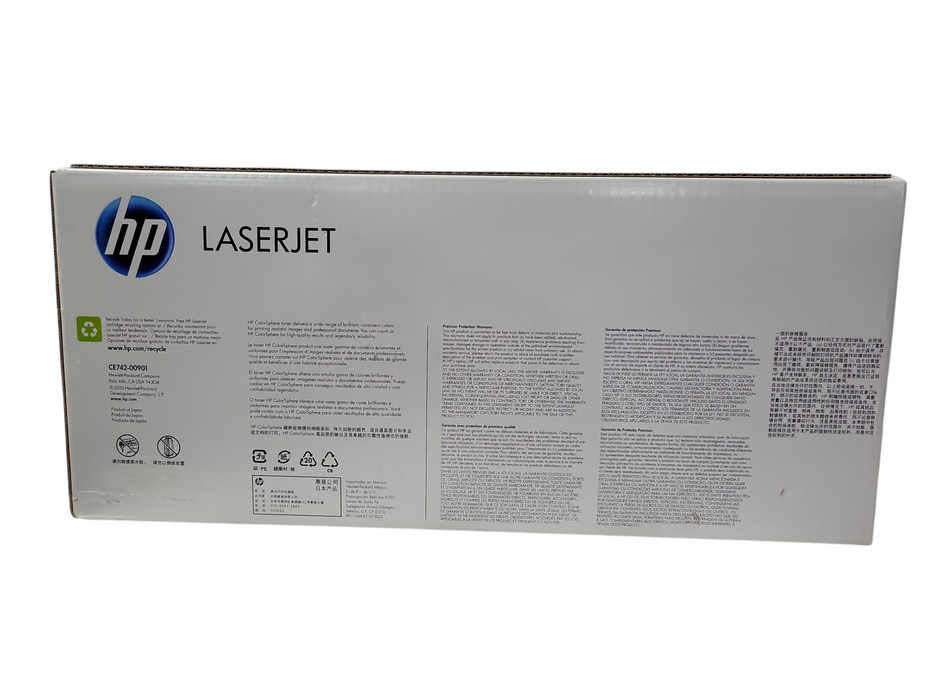 New HP 307A CE742A Yellow Toner Cartridge For HP Laserjet CP5225
