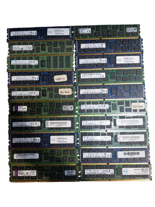 Lot of 40x, Assorted 16GB DDR3 Server RAM