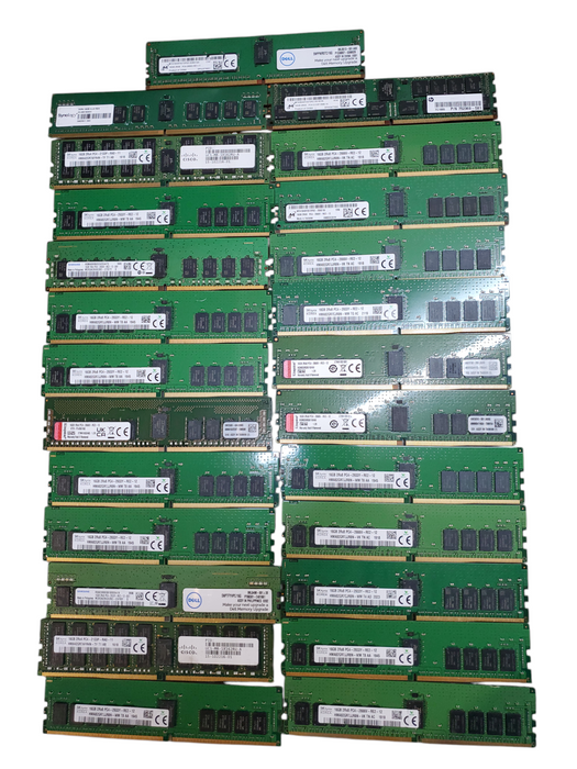 Lot of 25x, Assorted 16GB DDR4 Server RAM
