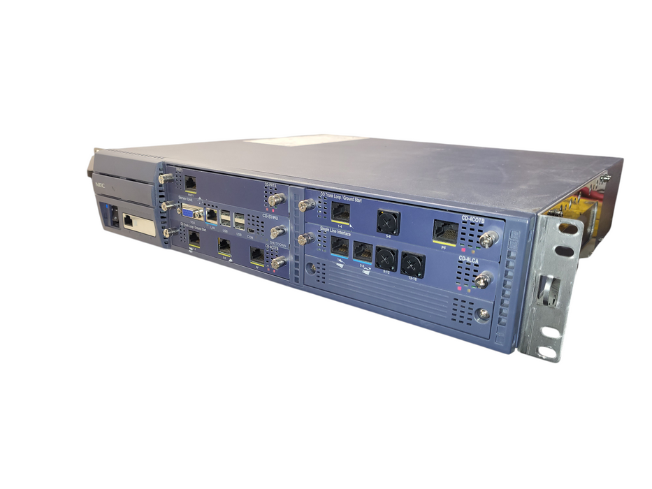 NEC SV8100 CHS2U-US w/ CD-PRTA, CD-SVRU, CD-4COTB, CD-4COTB, CD-8LCA