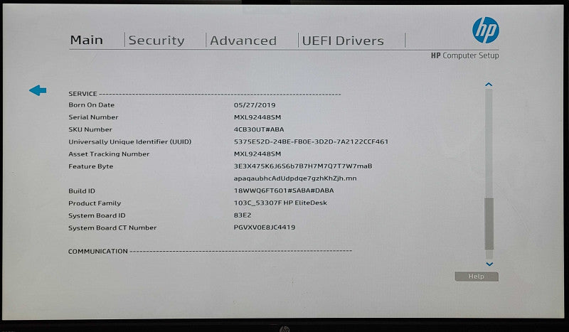 HP EliteDesk 800 G4 DM, i5-8500T 2.1GHz 6C, 8GB DDR4, 256GB Nvme, WiFi w/ PWR Q