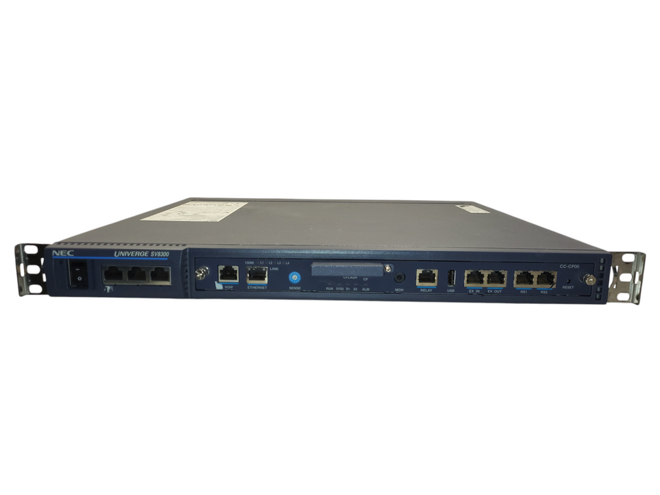 NEC SV8300 CHS1U-AC VoIP Phone System Chassis w/ CC-CP00 Expansion Card READ