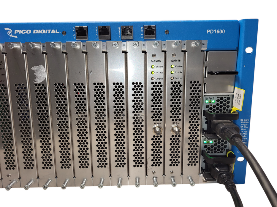 Pico Digital PD1600 ultra-compact headend w/ 6x 2072 Satellite receiver 2x QAM16