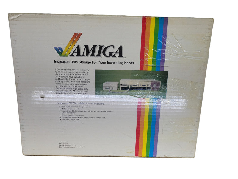 Commodore AMIGA 3.5\\" External Disk Drive Model 1010 Rare Model %