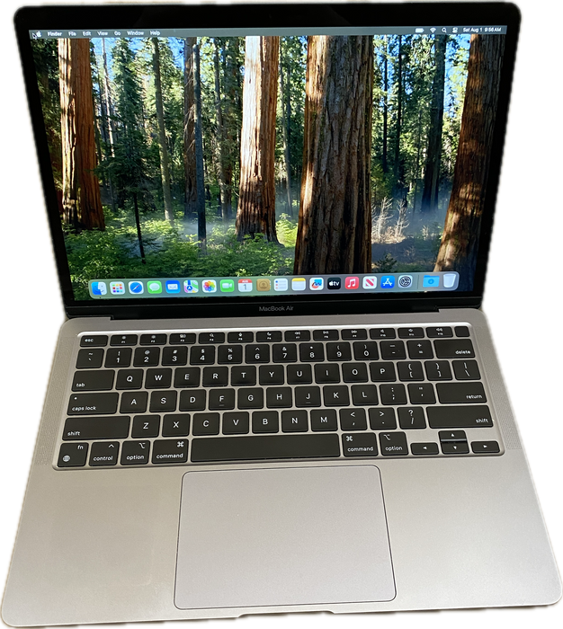 Apple MacBook Air 13" M1 2020 8GB RAM 256GB SSD No Power Adapter READ
