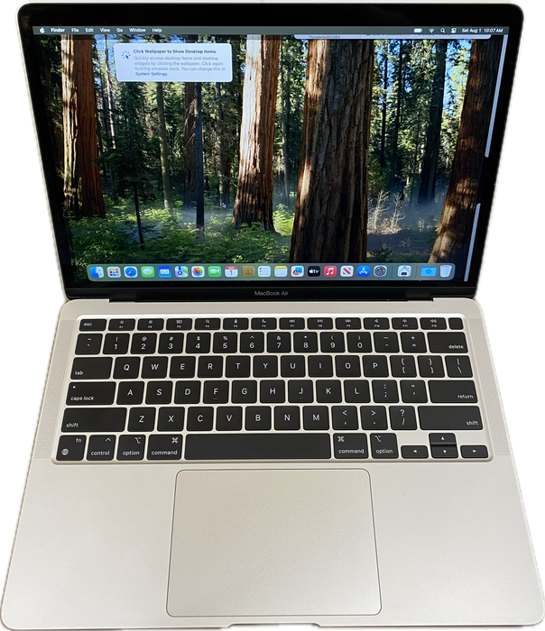 Apple MacBook Air 13" M1 2020 8GB RAM 256GB SSD No Power Adapter