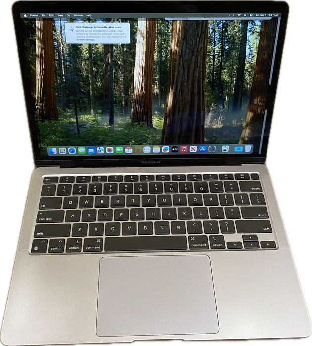 Apple MacBook Air 13" M1 2020 8GB RAM 256GB SSD No Power Adapter READ!