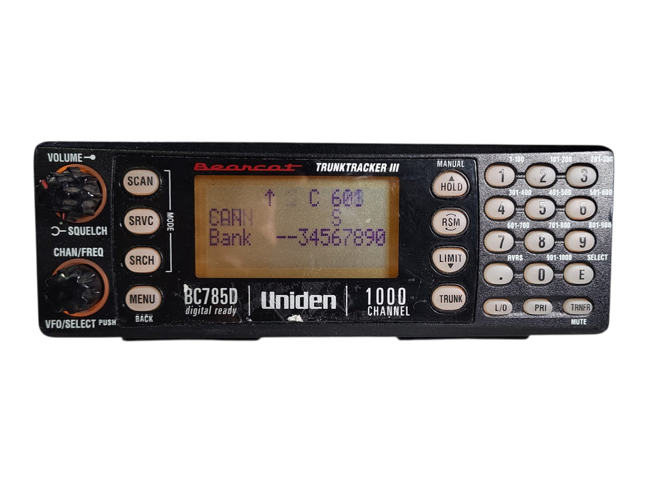 Uniden BC785D Bearcat TrunkTracker III Scanner