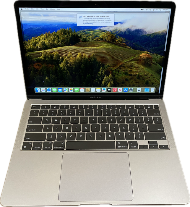 Apple MacBook Air 13" M1 2020 8GB RAM 256GB SSD No Power Adapter