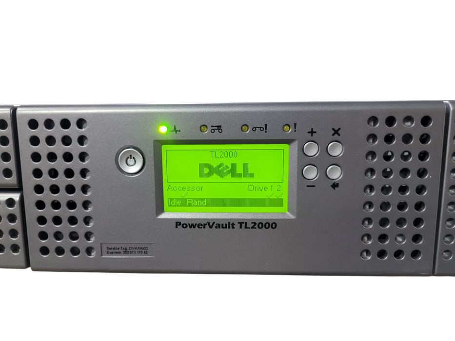 Dell PowerVault TL2000 24-Slot Tape Library w/ LTO-5 & LTO-6 Fibre Channel 8Gb