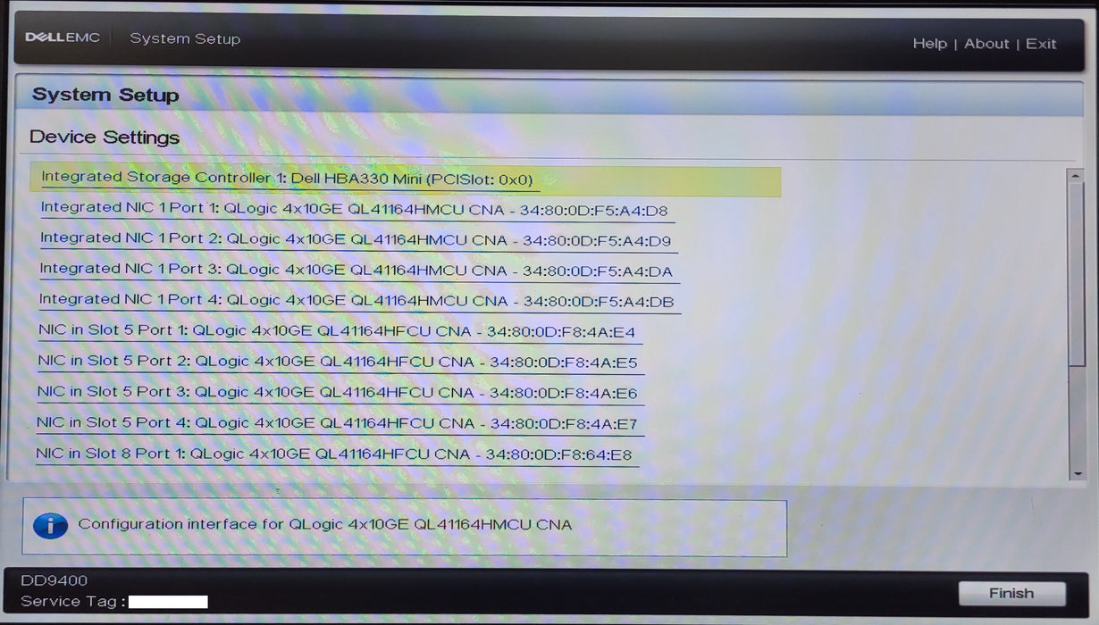 Dell DD9400 2U 16x2.5", 2x Xeon Gold 5218, 128GB DDR4, 4x1.8TB SAS, HBA330Mini