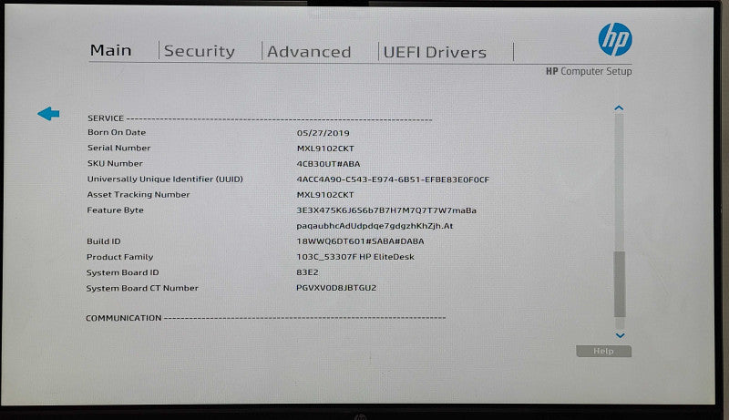 HP EliteDesk 800 G4 DM, i5-8500T 2.1GHz 6C, 8GB DDR4, 256GB Nvme, WiFi, READ J