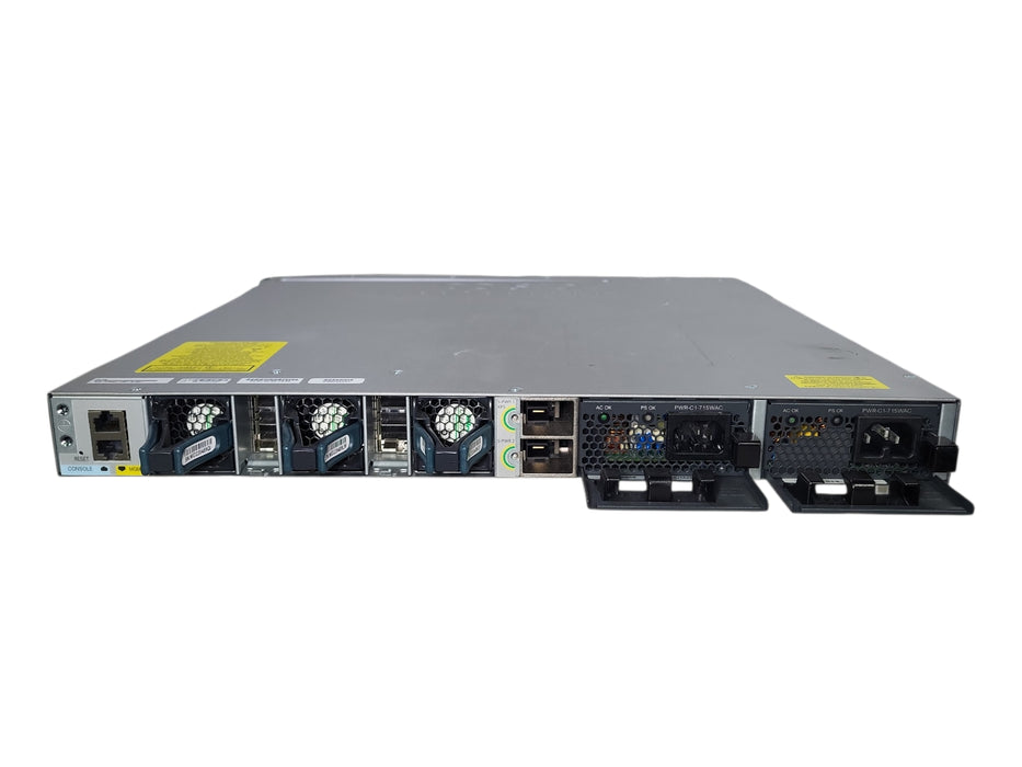 Cisco WS-C3850-48P-S V07 48-Port PoE+ Switch w/ C3850-NM-4-1G