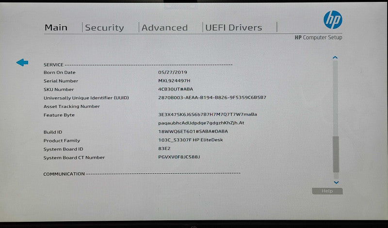 HP EliteDesk 800 G4 DM, i5-8500T 2.1GHz 6C, 8GB DDR4, 256GB Nvme, WiFi, SEE J