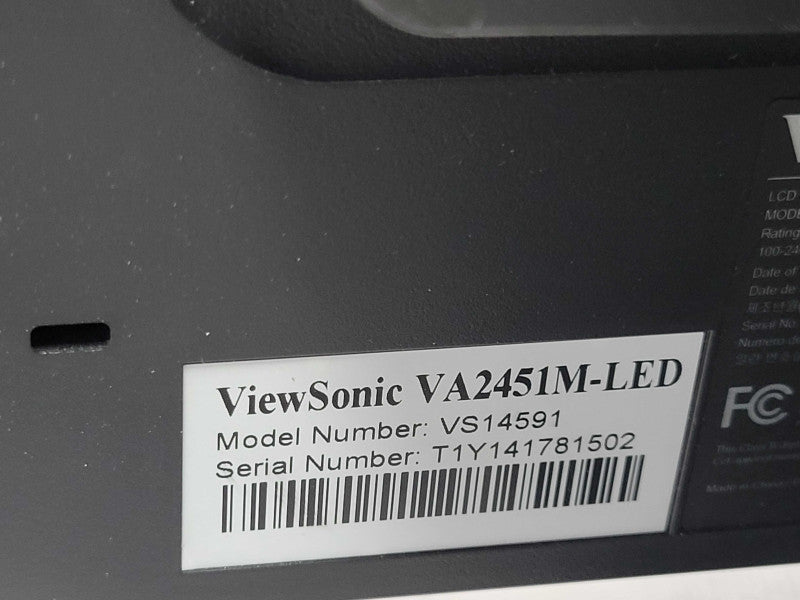 Enhanced Vision ACHE24A with ACHD-HEAD Sub Assy and Viewsonic VA2451M-LED SEE _