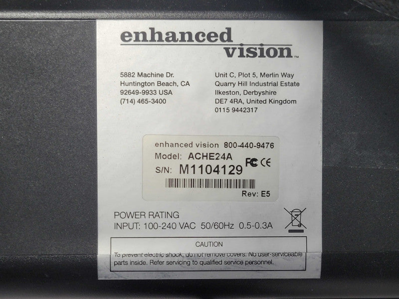 Enhanced Vision ACHE24A with ACHD-HEAD Sub Assy and Viewsonic VA2451M-LED SEE _