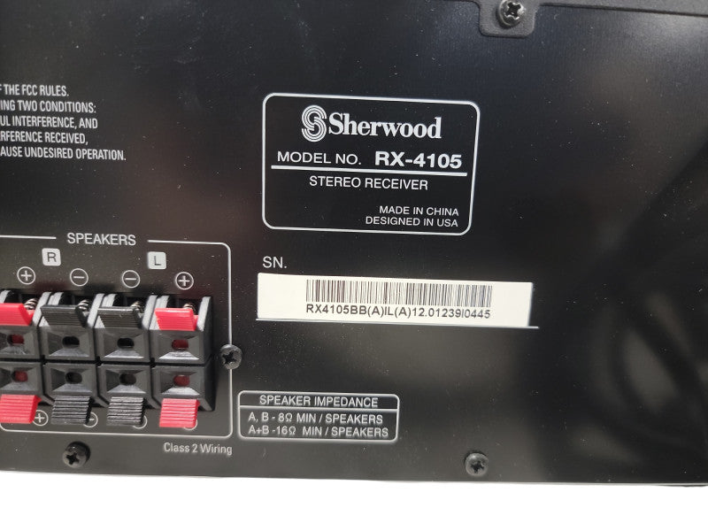 Sherwood RX-4105 Stereo Receiver 100 Watts