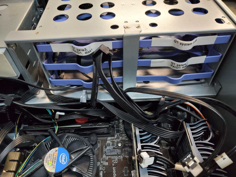 Custom 4U Rack Mount Desktop i7-4770K Asus Z97-A 16GB RAM (x2) EN210 GPUs 750W PSU NO HDD @