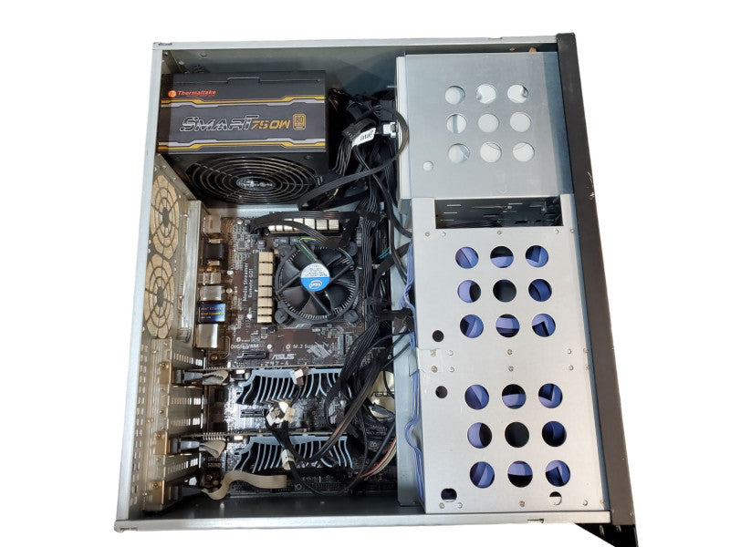 Custom 4U Rack Mount Desktop i7-4770K Asus Z97-A 16GB RAM (x2) EN210 GPUs 750W PSU NO HDD @
