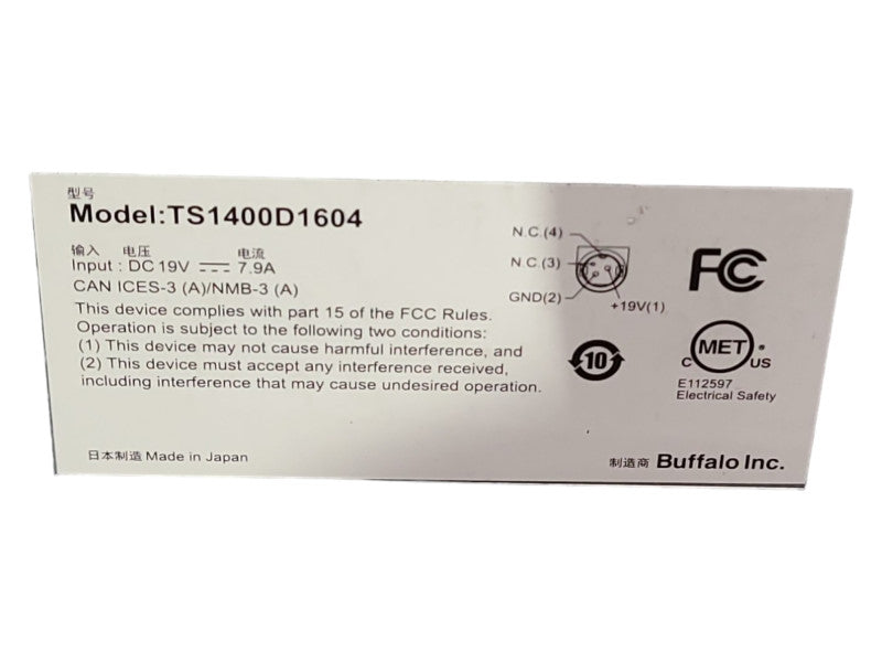 BUFFALO TS1400D1604 4-Bay NAS Server, READ