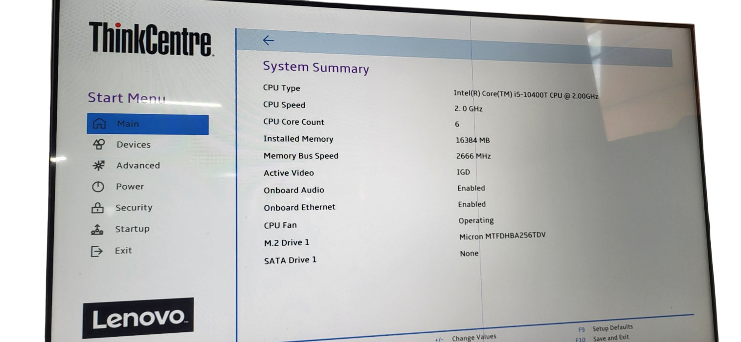 Lenovo  M70Q Gen 2 i5-10400T CPU| 16GB DDR4 | 256GB NVME W/ AC