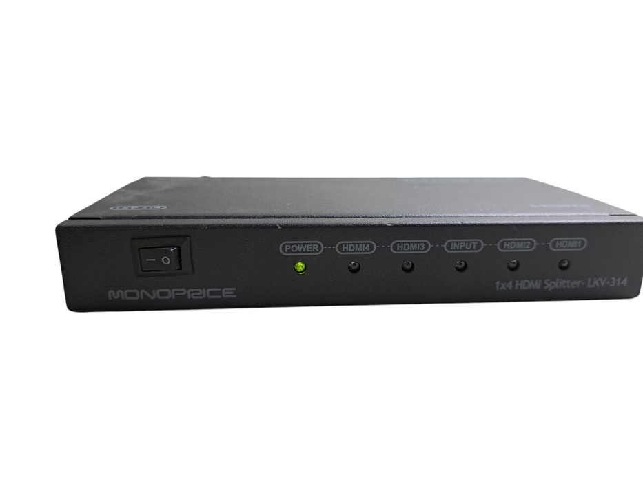 Monoprice 1x4 HDMI Splitter LKV-314 (Unit Only)