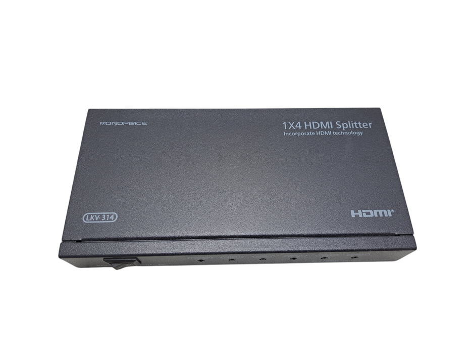 Monoprice 1x4 HDMI Splitter LKV-314 (Unit Only)