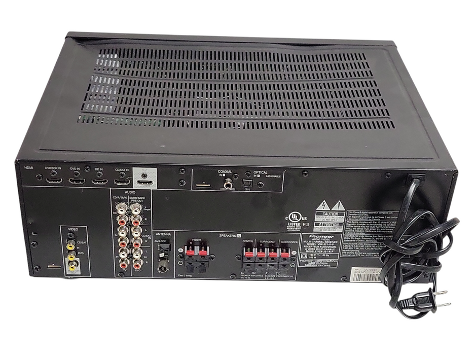 Pioneer Multi Channel receiver VSX-321-K-P, READ