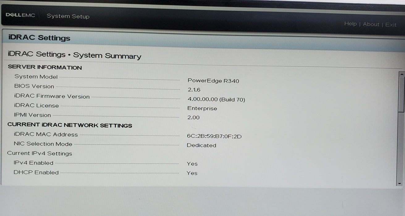 Dell PowerEdge R340 - 1x Xeon E-2134, 16GB DDR4, H330 - No HDD