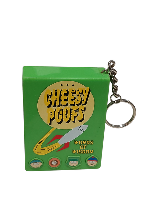 South Park Words of Wisdom Cheesy Poofs Talking Box Collectible 1998