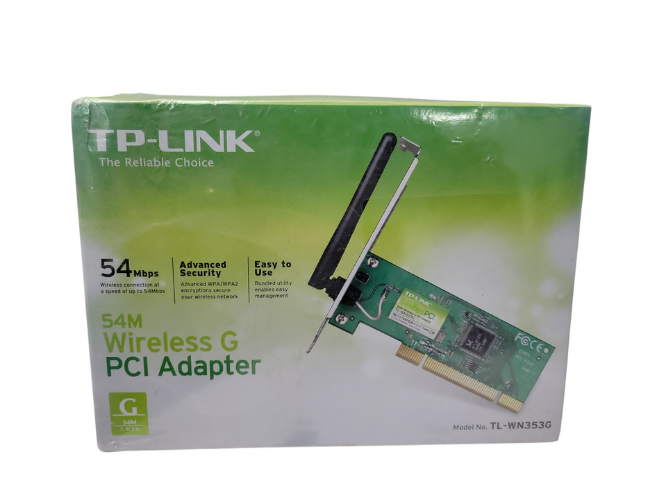 TP-Link TL-WN353G 54Mbps Wireless LAN WiFi PCI Adapter Card Card 2.4Ghz