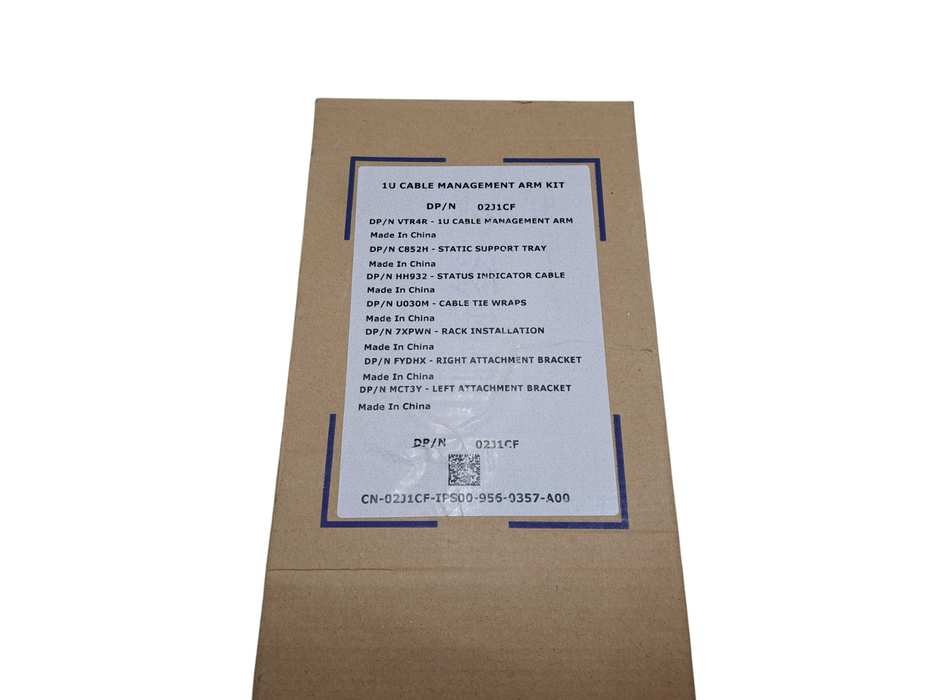 Dell 02J1CF 1U Cable Management Arm Kit for PowerEdge Servers CMA OEM (Open Box)