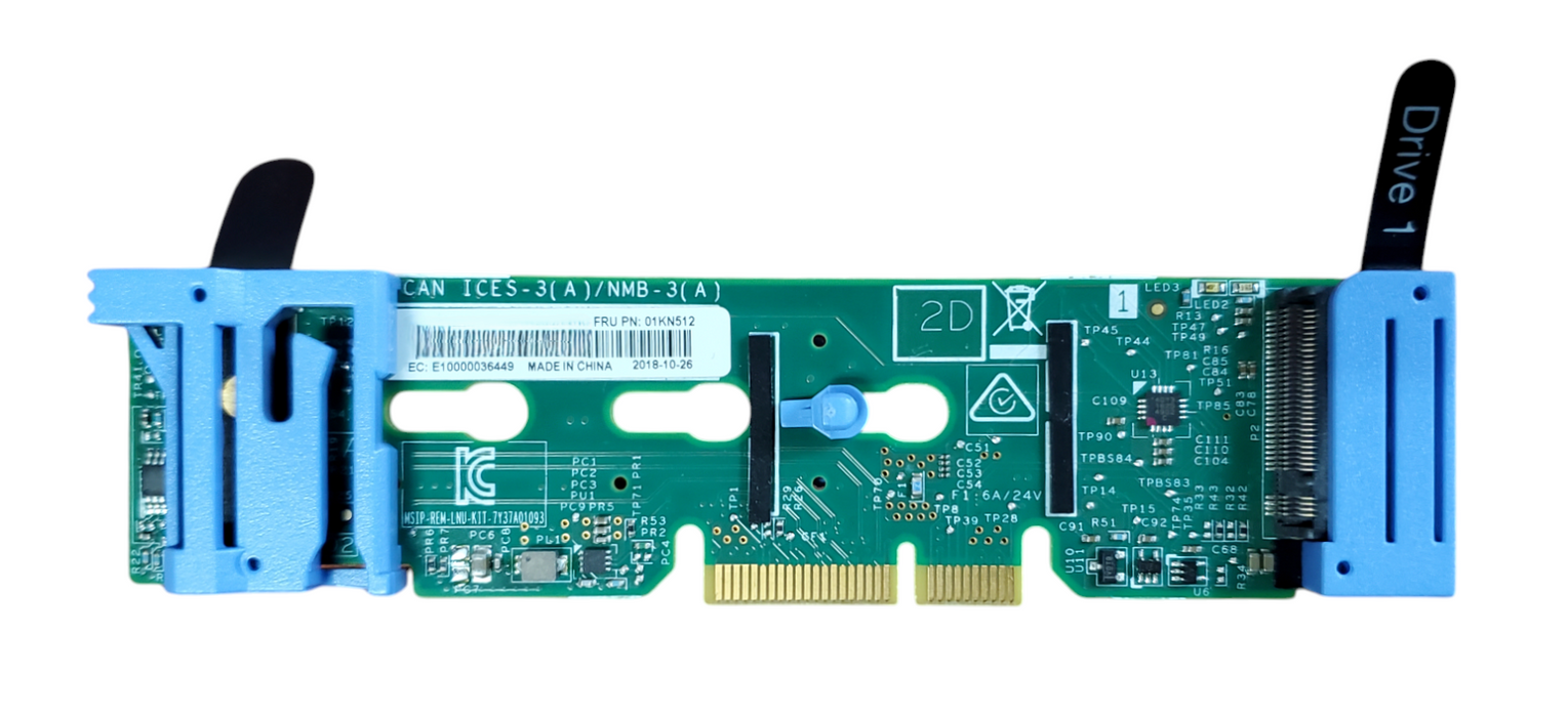 Lenovo 01KN512 ThinkSystem Mirroring Enablement Kit - No SSD