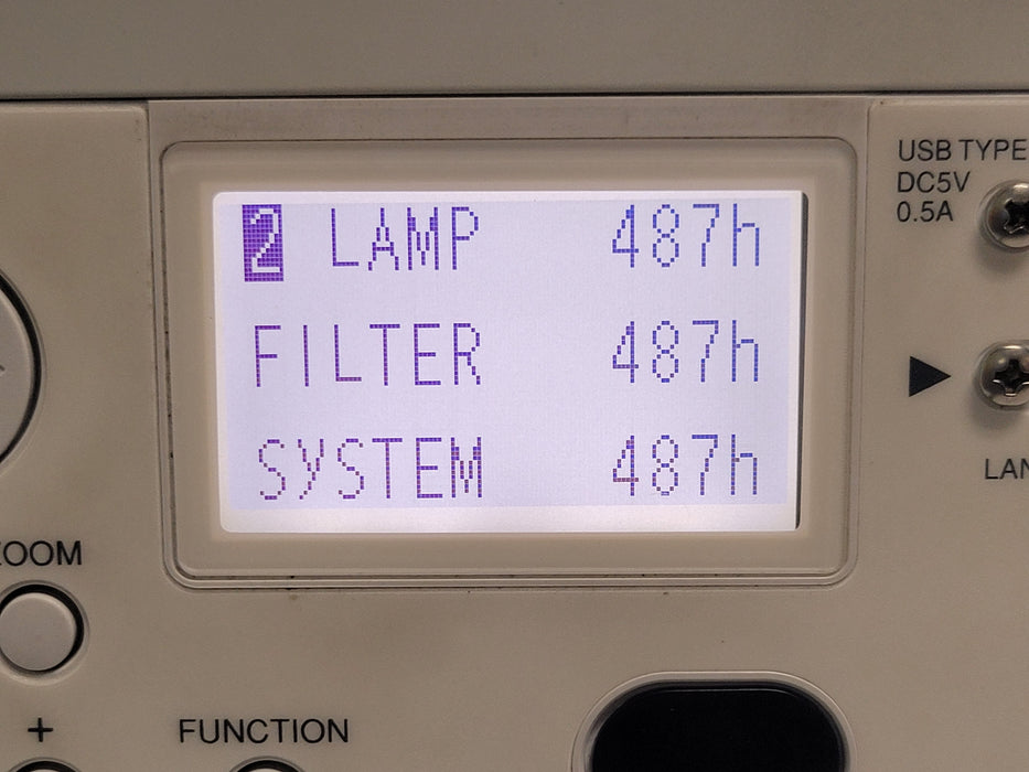 CHRISTIE LW551i LCD Projector, No remote, 487 Lamp Hours
