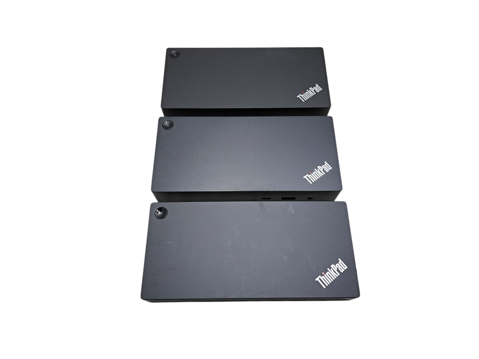 Lot of 3x Lenovo ThinkPad Universal USB-C Dock LDA-KP Docking Stations | TESTED