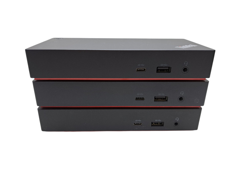 Lot of 3x Lenovo ThinkPad Universal USB-C Dock LDA-KP Docking Stations | TESTED