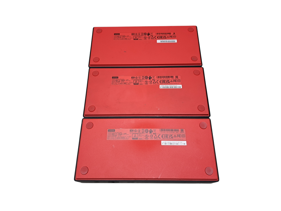 Lot of 3x Lenovo ThinkPad Universal USB-C Dock LDA-KP Docking Stations | TESTED