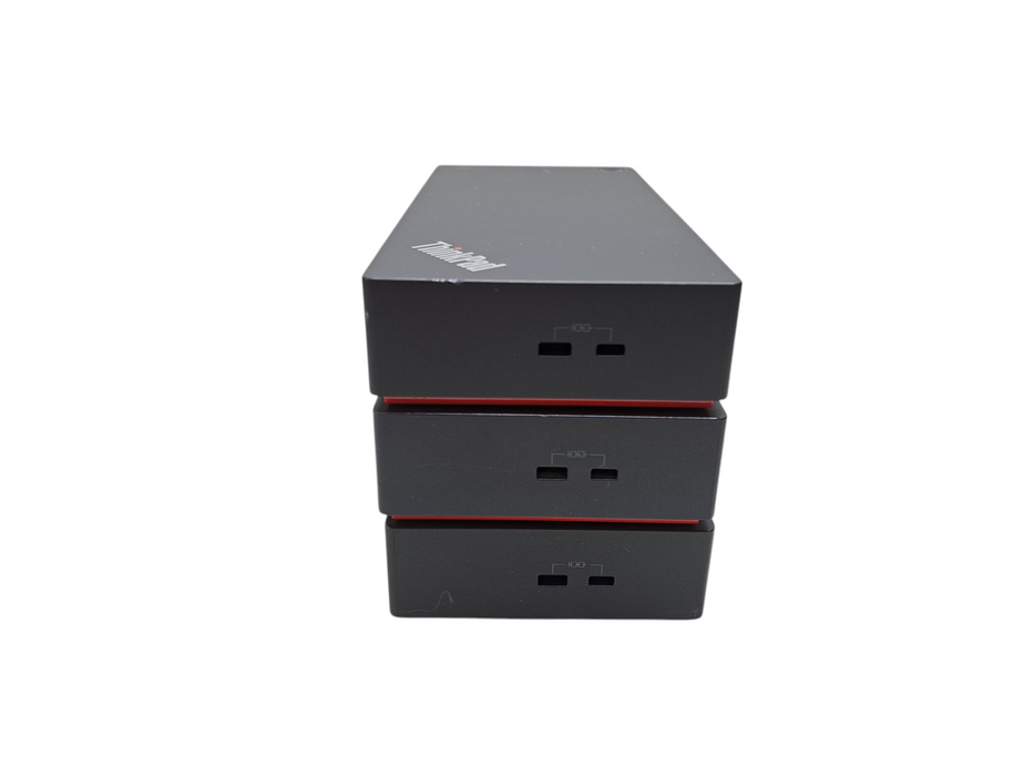 Lot of 3x Lenovo ThinkPad Universal USB-C Dock LDA-KP Docking Stations | TESTED