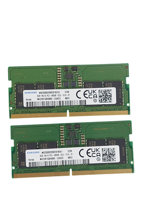 2-Samsung 8GB 1Rx16 PC5-4800B-SCO-1010-XT Ram